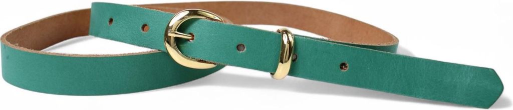 FRONHOFER Damengürtel 2 cm schmaler Gürtel vergoldete Schnalle & Schlaufe