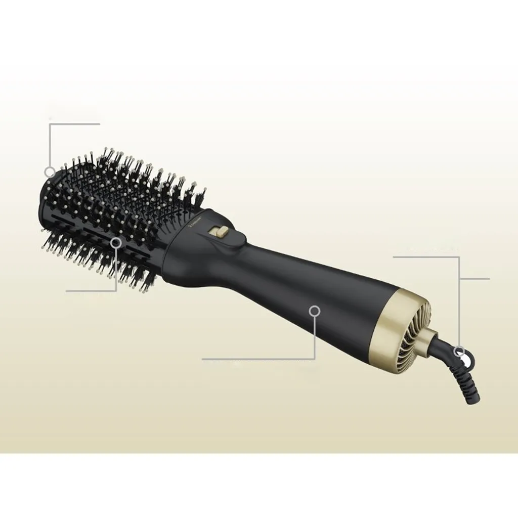 Brosse à air chaud BEPER P301PIS100 Volumizer 1300W noir et or - 3