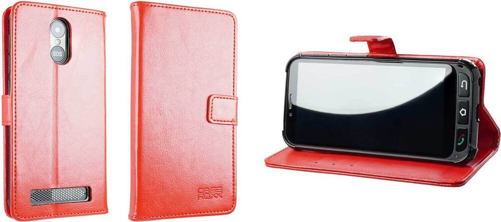 caseroxx Handy Hülle Tasche kompatibel mit SPC Zeus 4G / Zeus 4G Pro Bookstyle-Case Wallet Case