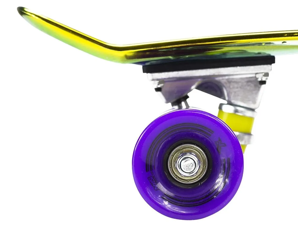 Pennyboard Rainbow Electrostyle - Skateboard Durable Multi-couleurs 22" - 4