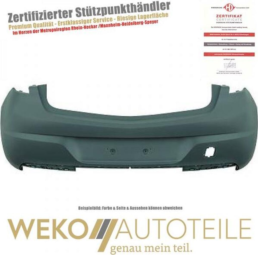 Stoßstange hinten DIEDERICHS 1808055 für OPEL