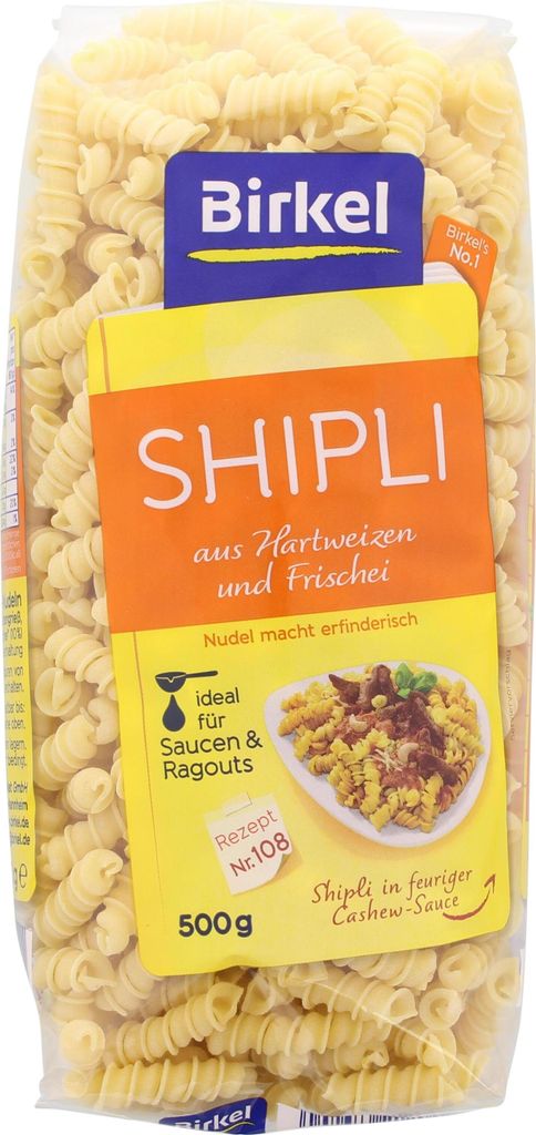 Birkel Teigwaren Nr. 1 Shipli 500g Produktbild 