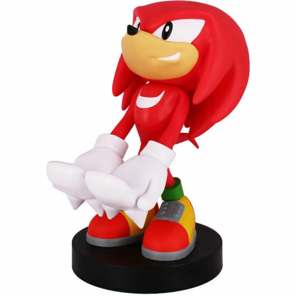 Statue Support Knuckles Sonic 21cm avec Bras Robustes Cable Guy Rouge - 7