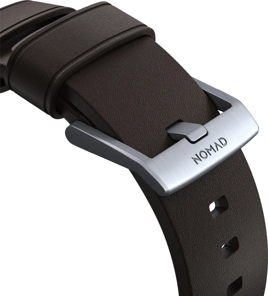 Bracelet Nomad Active Pro en cuir marron imperméable pour Apple Watch - 10