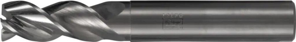 PFERD TOOLS VHM-Fräser Ø8mm, 3 Schneiden, 2xDC, Fase 0,15mm 45°, unbeschichtet, Schaft HA