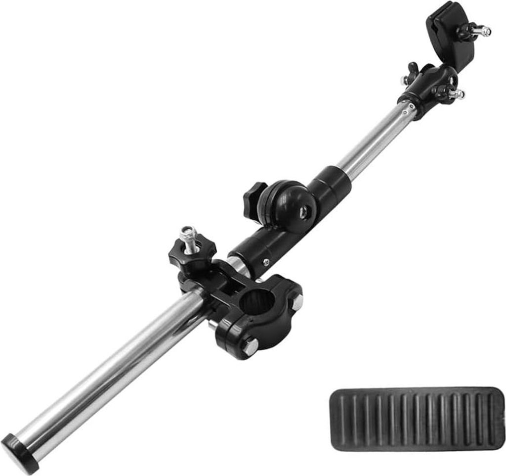 Halterung für Rollstuhl, Kinderwagen und Fahrrad - Regenschirm Befestigung Griff Bar Halter Klemmen Unterstützung Connector