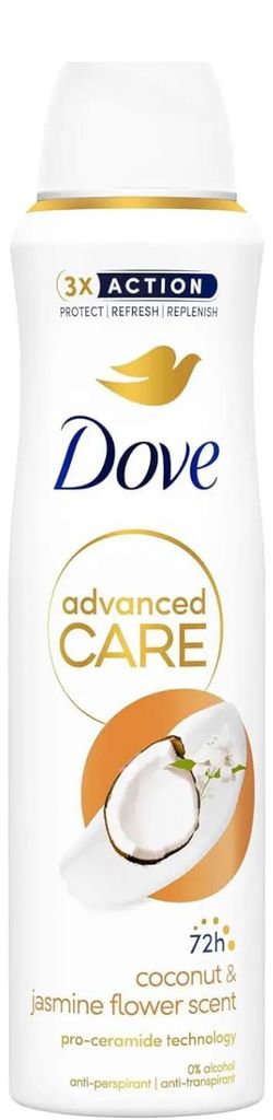Dove Kokos a jazmín Květinový Antiperspirant, 150 ml. Obrázok produktu 