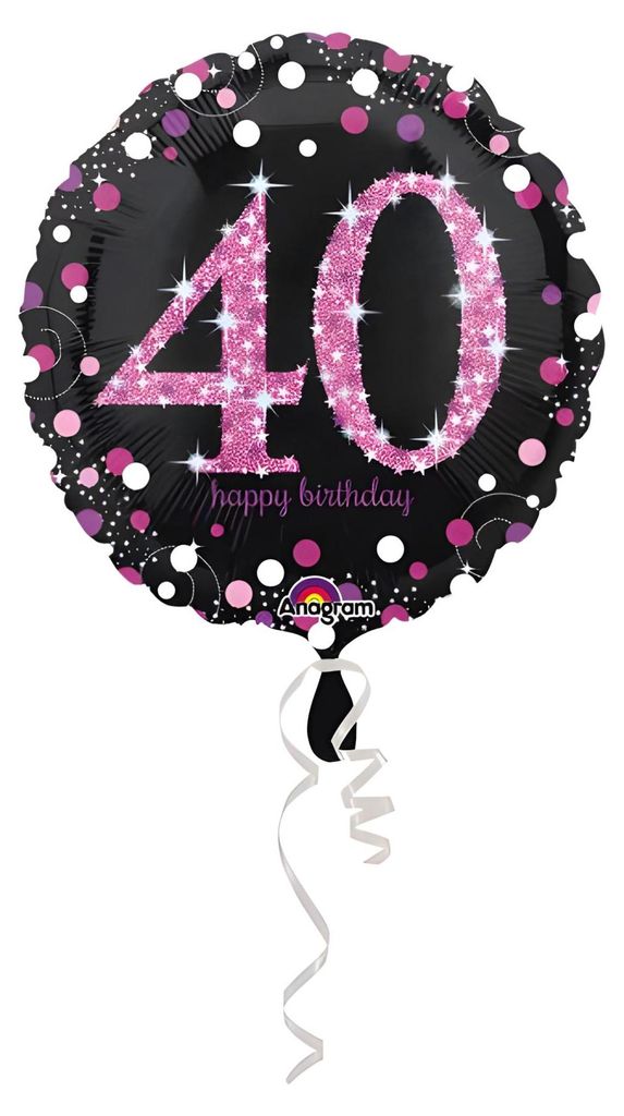 Amscan 3378601, Spielzeugballon, Folie, Pink, Rund, 5 Produktbild 