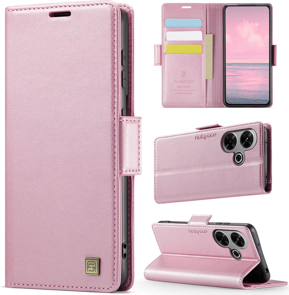 Cover Portafoglio Xiaomi Redmi A5 4G Rosa - RFID Safe & Leather Design