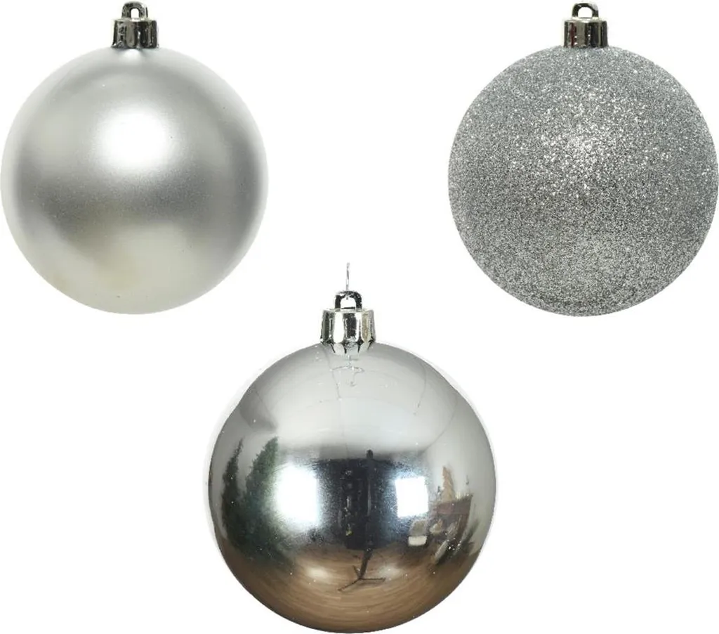 Kugel Mix 6cm Lot de 10 - Boules de Noël Durables pour Décoration Facile