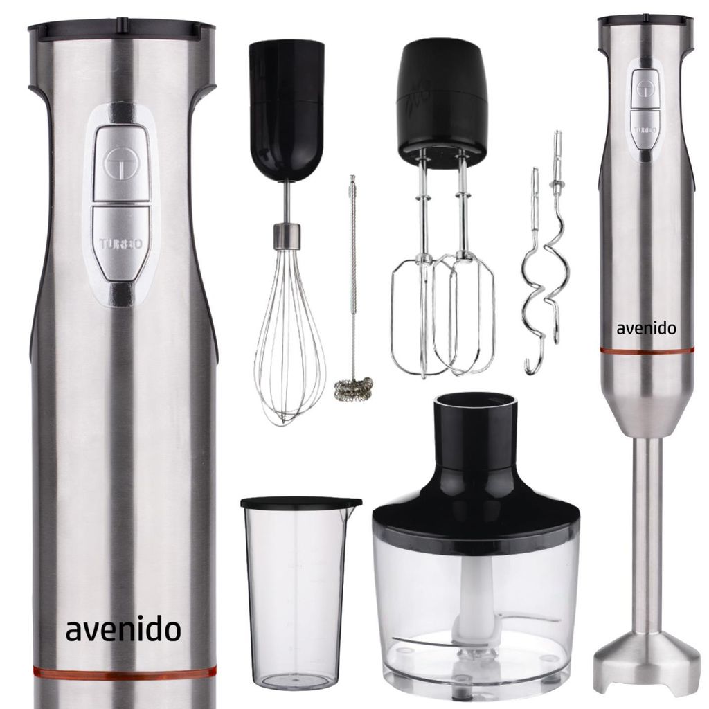 avenido Ruční mixér, sada 1800 W, titanové nože, 21 Obrázek produktu 