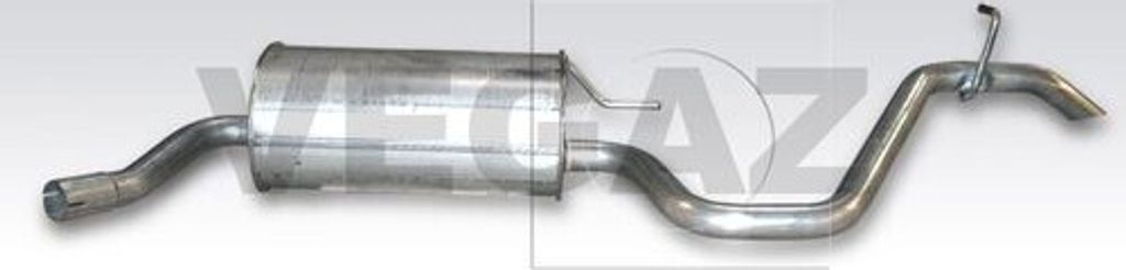 VEGAZ KS-198 Endschalldämpfer für HYUNDAI i30 (FD) Auspuff