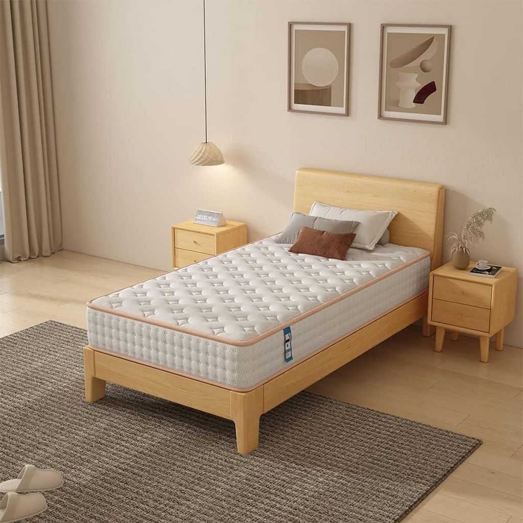 DEWINNER Matelas 140x190 Mousse 18 cm et Mousse A Mémoire Image du produit 
