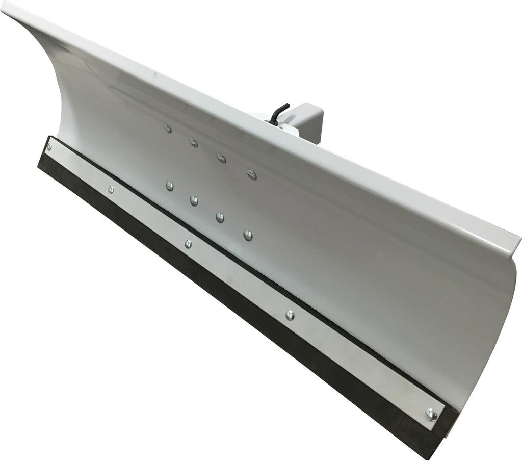 Schneepflug Schneeschild Universal 5-Fach verstellbar für Rasentraktor 100 x 40 cm Grau