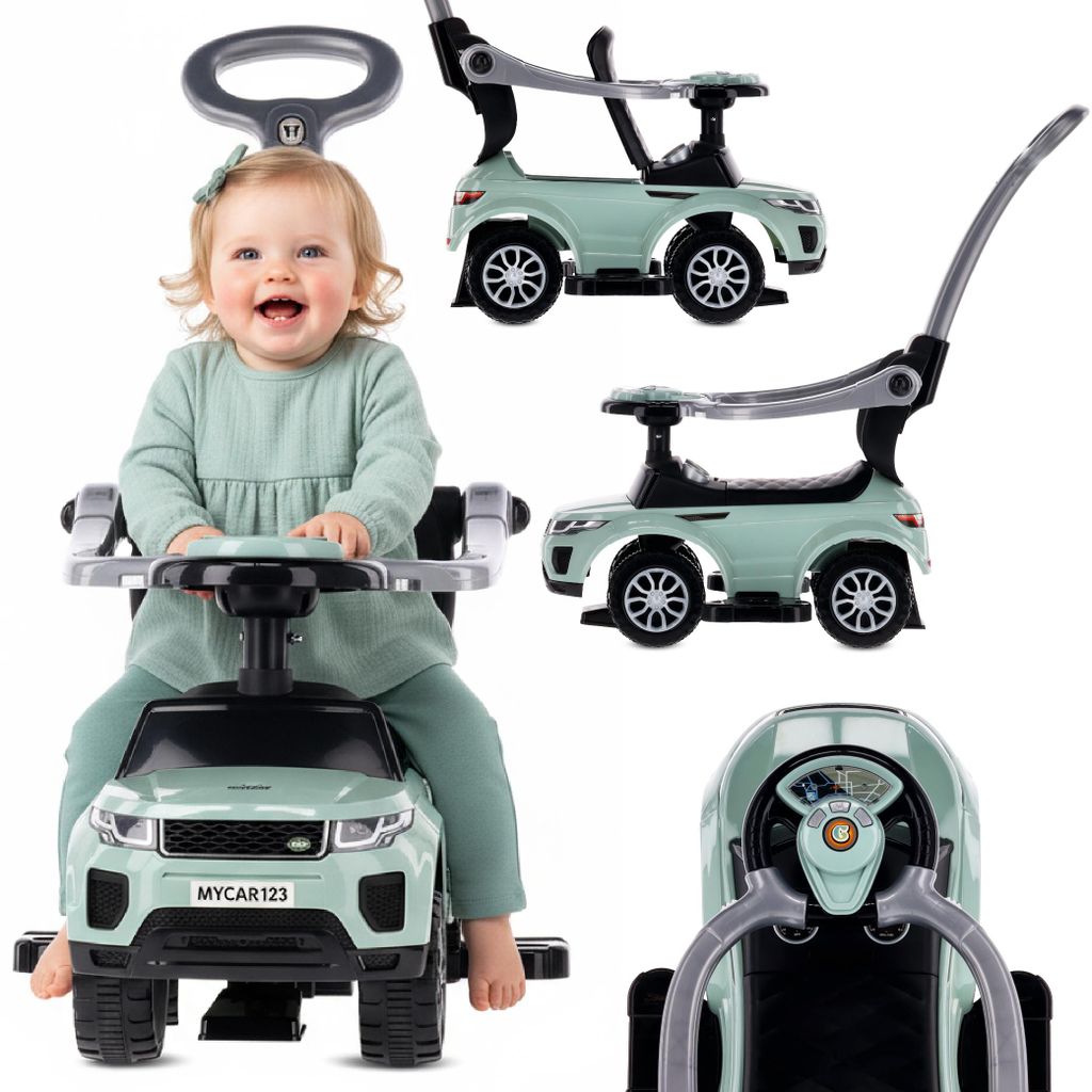 Baby-Fahrzeug mit Griff und Klemme Sportwagen Salbei Sun Produktbild 