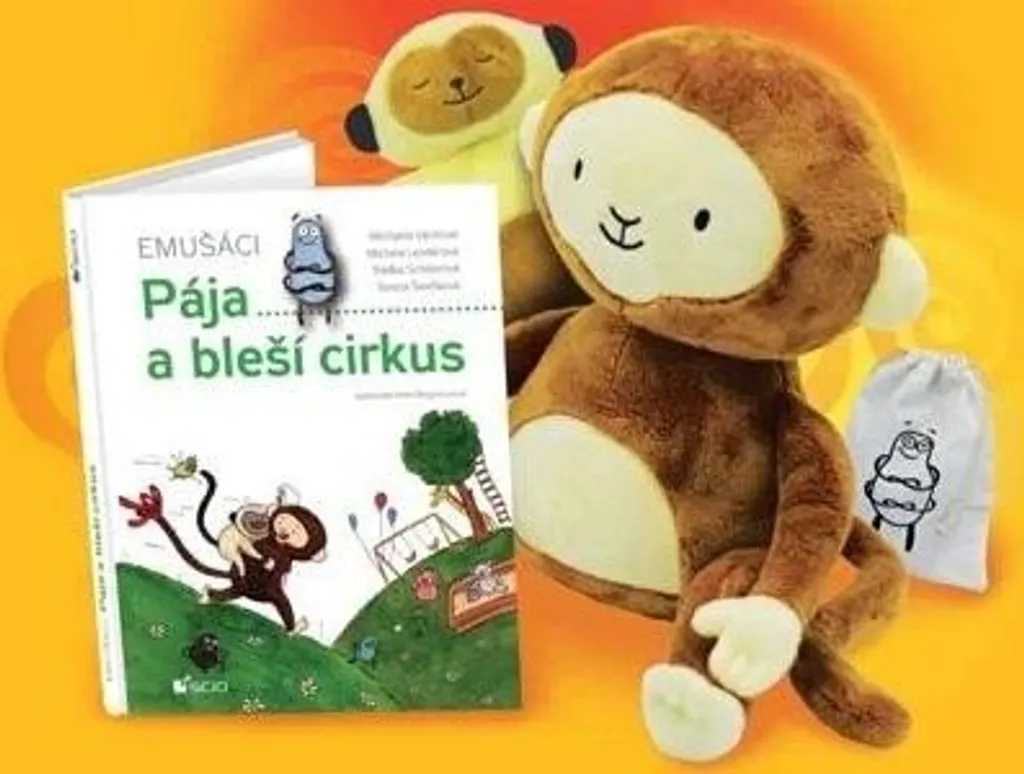 Livre Emušáci Pája a bleší cirkus avec exercices d'empathie inclus