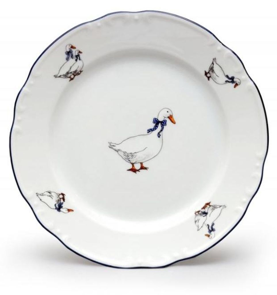 Thun 1794 Dessertteller, Gänse, 19 cm, Tschechisches Produktbild 
