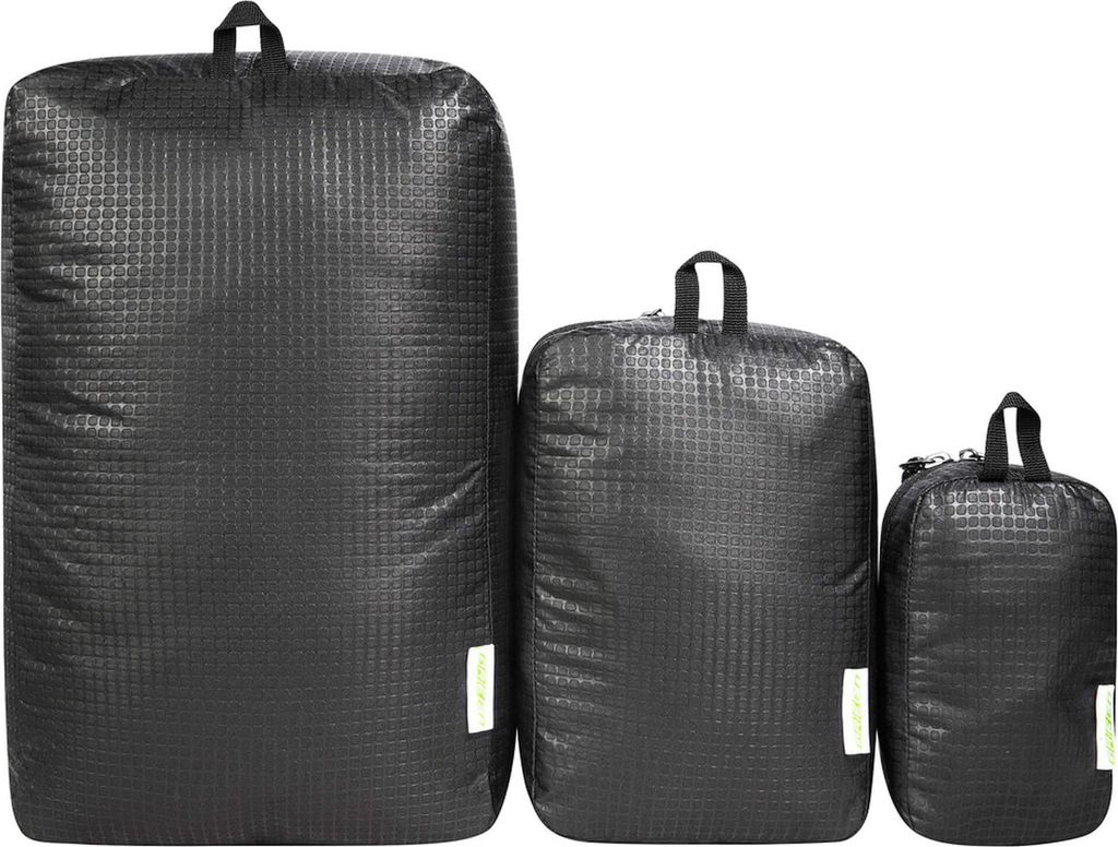 TATONKA Packsack Kleidersack Stuff Sack Zip Set III Black schwarz