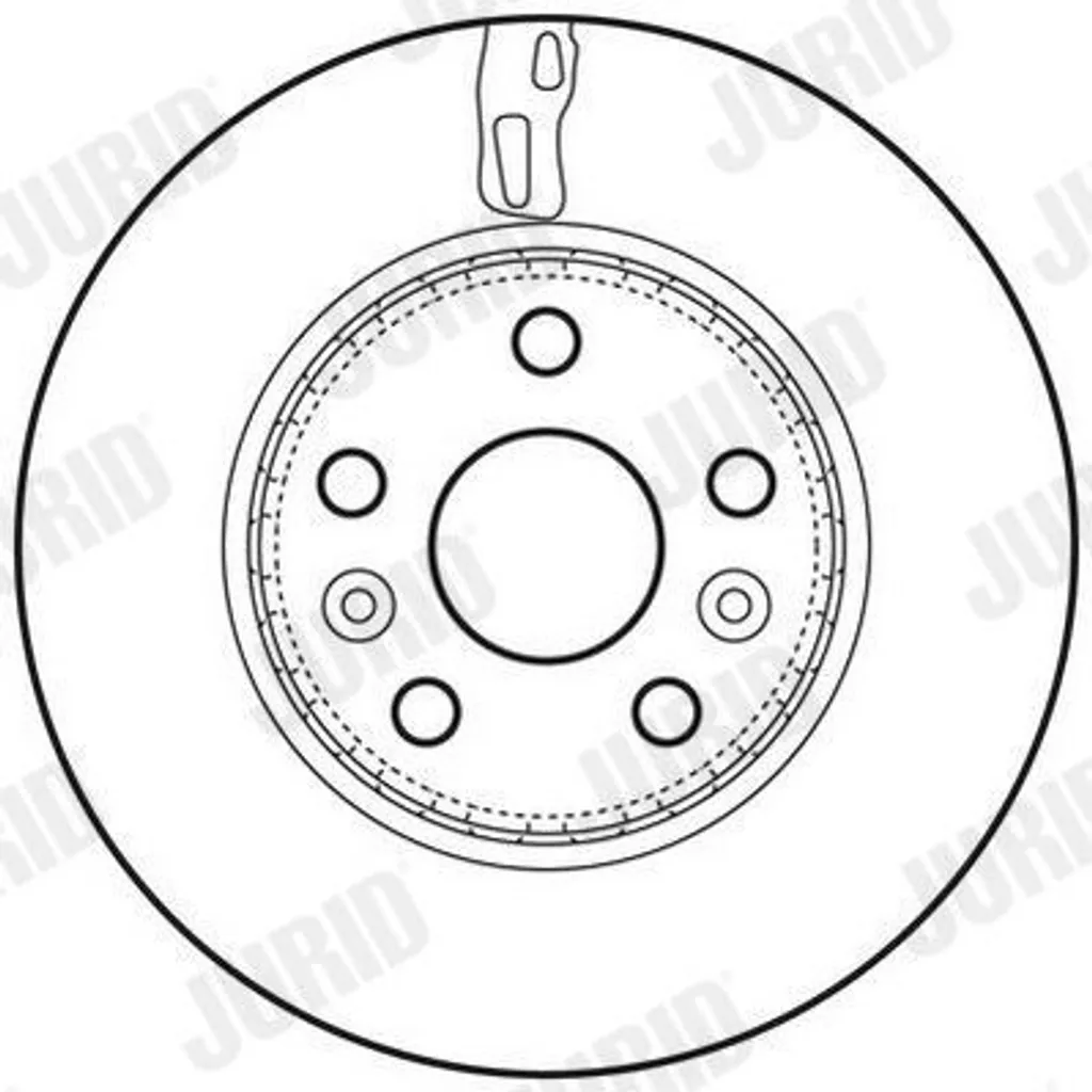 2 Disques de frein JURID 562730JC pour MERCEDES-BENZ CITAN Kasten 415