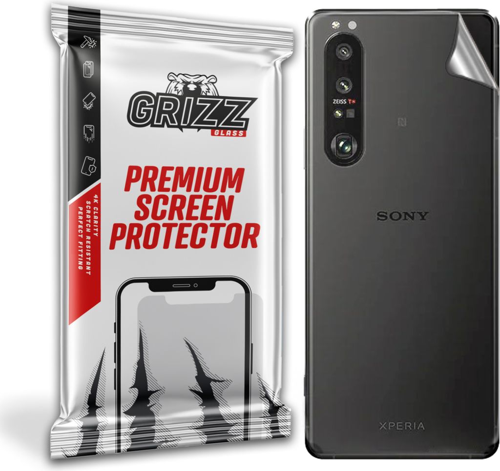 Folie auf der Rückseite GrizzGlass SatinSkin für Sony Xperia 1 III 5G
