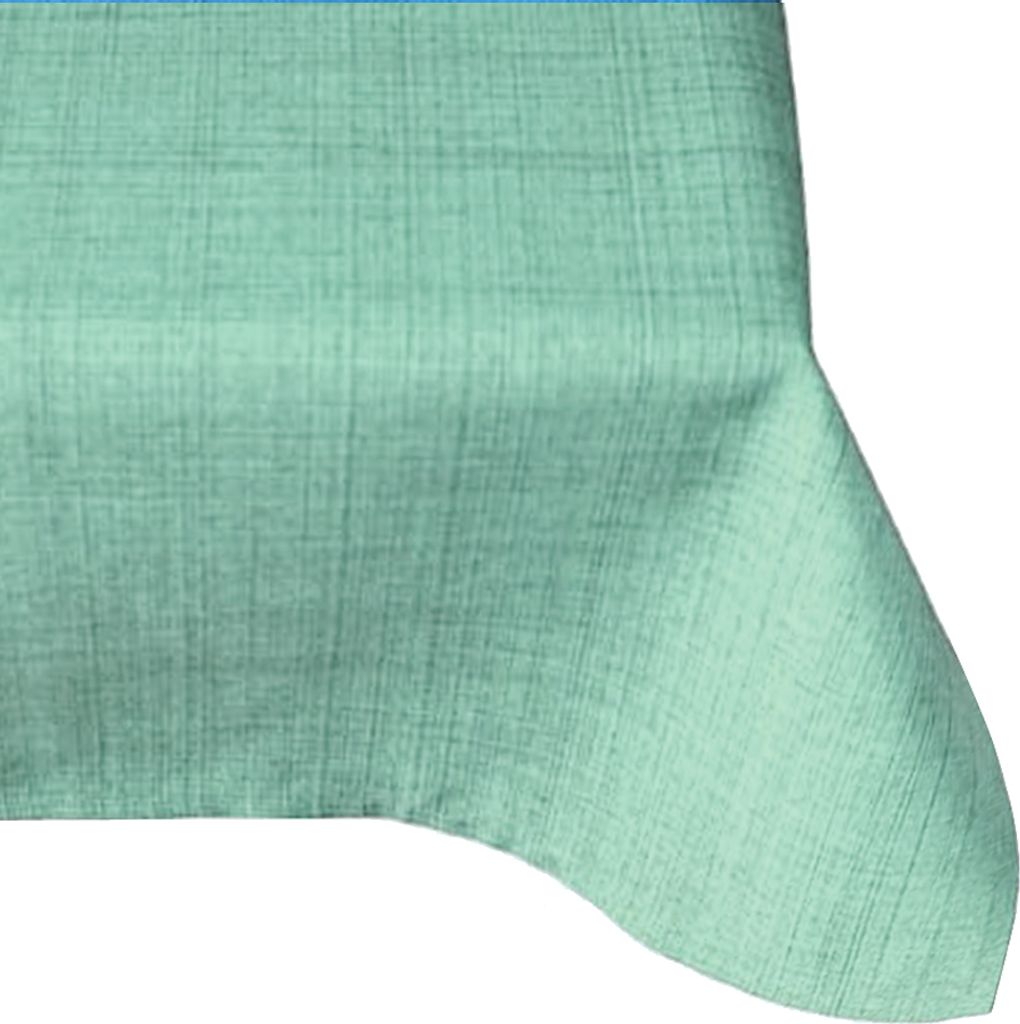 Tischdecke Outdoor Garten Balkon Tischtuch Mint Grün meliert 130x160 cm witterungsbeständig