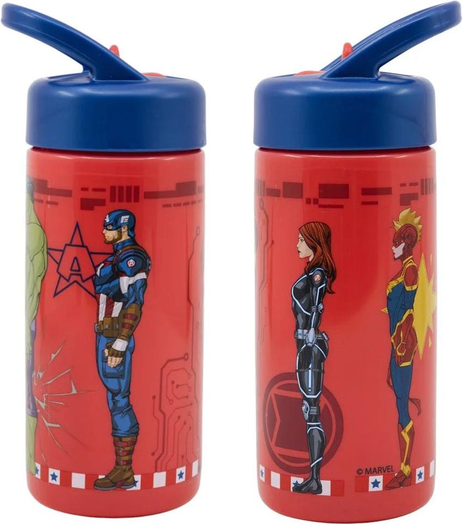 Marvel Avengers Kinder Wasserflasche Trinkflasche Flasche 410 ml