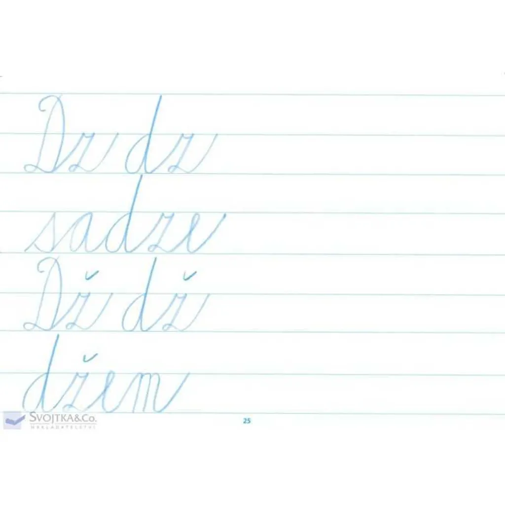 Cahier de calligraphie CP : Apprendre à écrire proprement avec Svojtka
