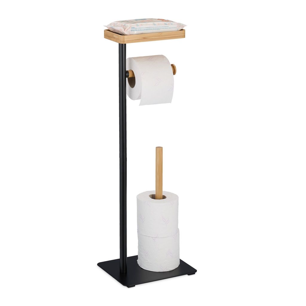 Moderný Držiak na Toaletný Papier z Bambusu RD49114 Obrázok produktu 