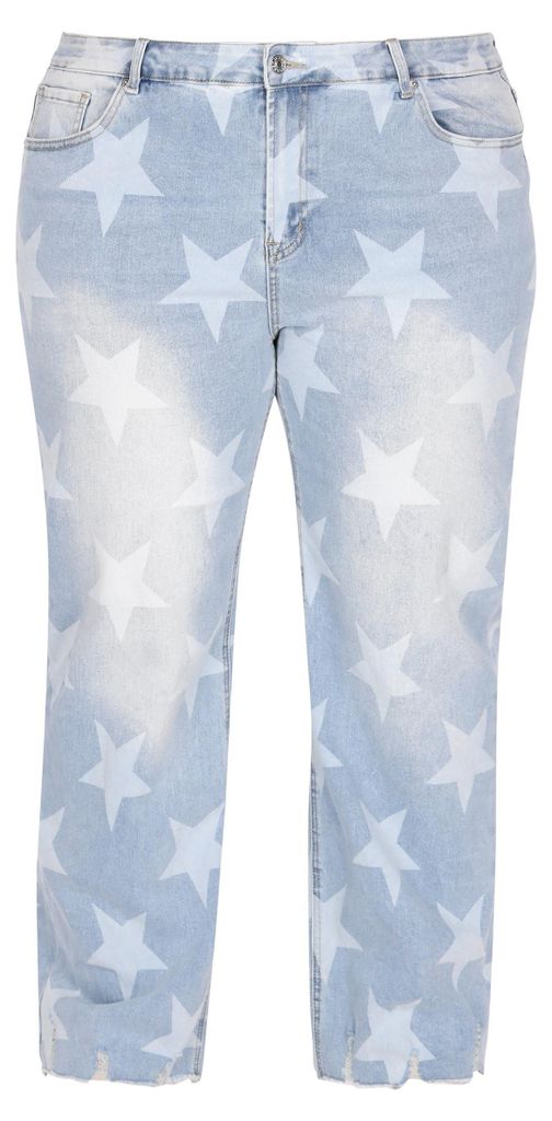 Nettie damen hosen in übergröße - hellblau, XXXL