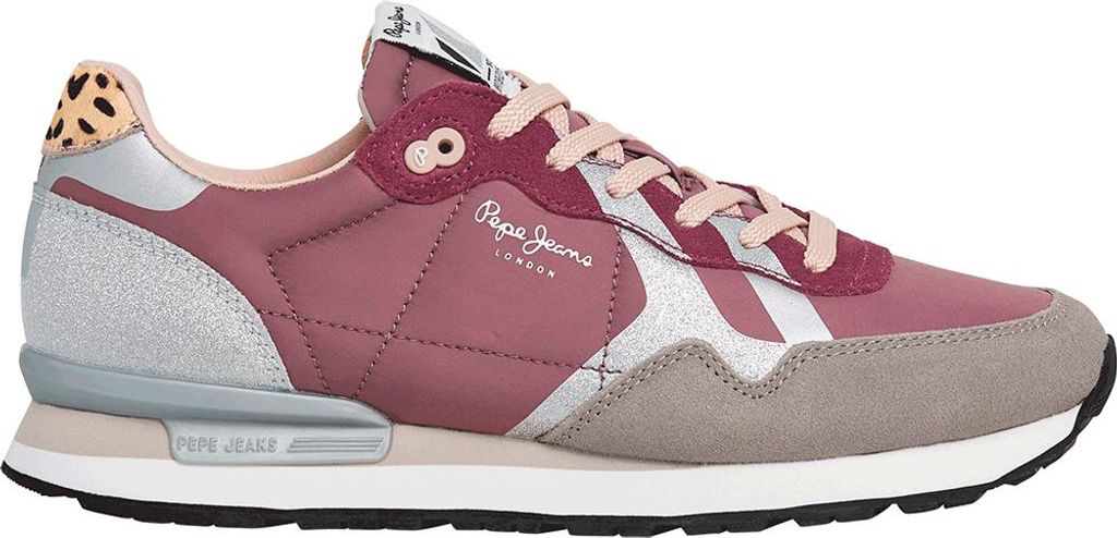 Pepe Jeans Brit Glitter Sportschuhe Rosa EU 39 Frau Rosa EU 39