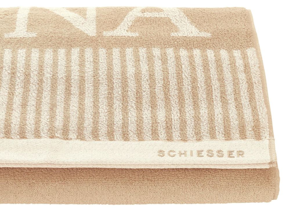 SCHIESSER Saunatuch Rom | Zweifarbig | 100% Baumwolle | Produktbild 