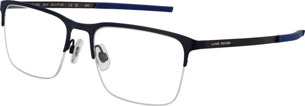Monture de Lunettes Land Rover Slade NVY 56 en Acétate Bleu Marine