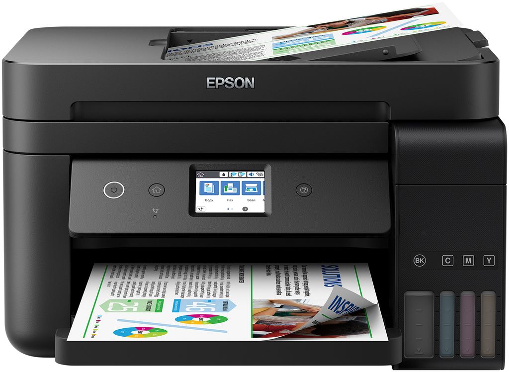 Epson EcoTank ET-4750, Tintenstrahl, Farbdruck, 4800 x 1200 DPI, Farbkopieren, A4, Schwarz
