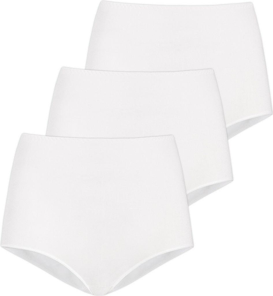 Teyli 3er Pack: Bambus-Höschen mit hoher Taille Ori Female 535-3 weiß XS