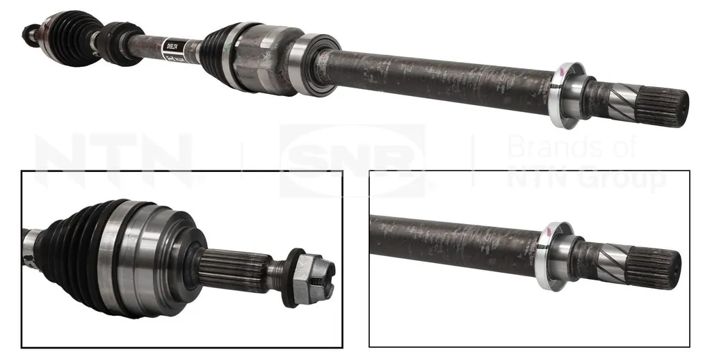 Arbre d'entraînement robuste NTN SNR DK55.274 Droit pour DACIA Jogger I