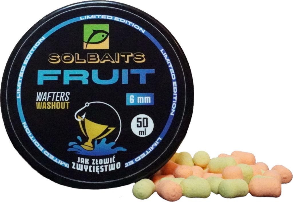 Wafters Solbaits FRUIT Washout 6mm 50ml