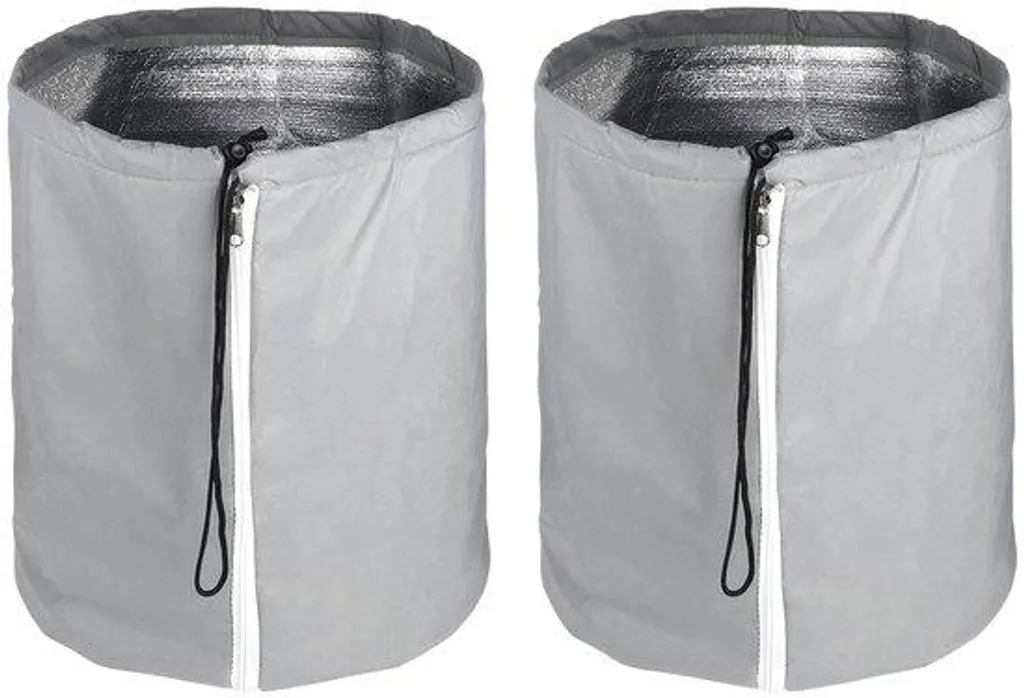 Housse de protection thermique 50x45 cm en non-tissé gris pour plantes