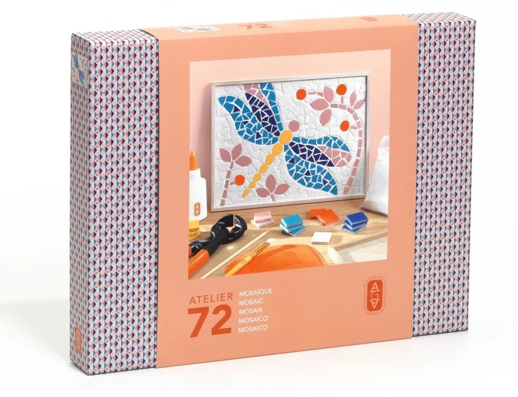 Atelier créatif 72 Mosaïque Djeco pour adultes - Kit complet artistique