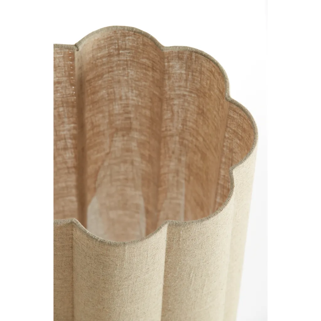Lampadaire Métal Textile Beige - Solution Éclairage Doux 1884924 - 7