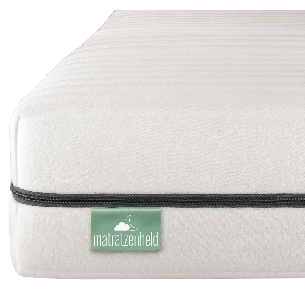 Matelas Wellness 7 zones ergonomique 90x200 cm avec mousse froide 18cm