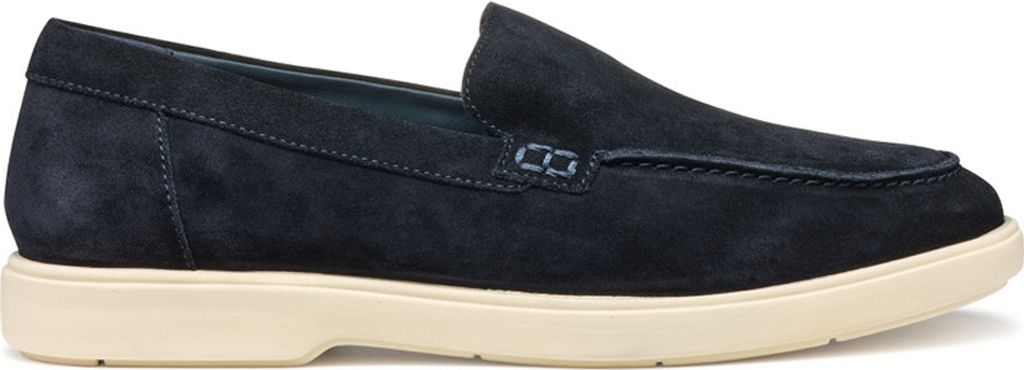 GEOX Slipper SPHERICA, Rauleder, Blau, Herren