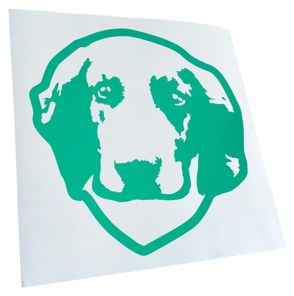 Kiwistar - Autoaufkleber - welsh springer Hund - Türkis - 40x40cm - Aufkleber für Auto, Laptop, Fahrrad, LKW, Motorrad mehrfarbig JDM Decal Racing