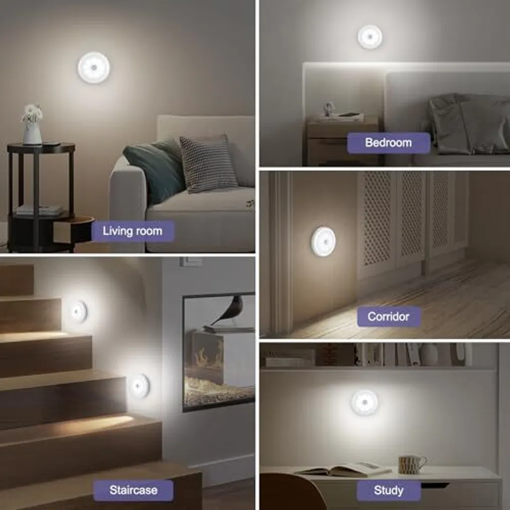 Luce LED Sottopensile Luce Armadio LED con Sensore di Movimento 2500mAh