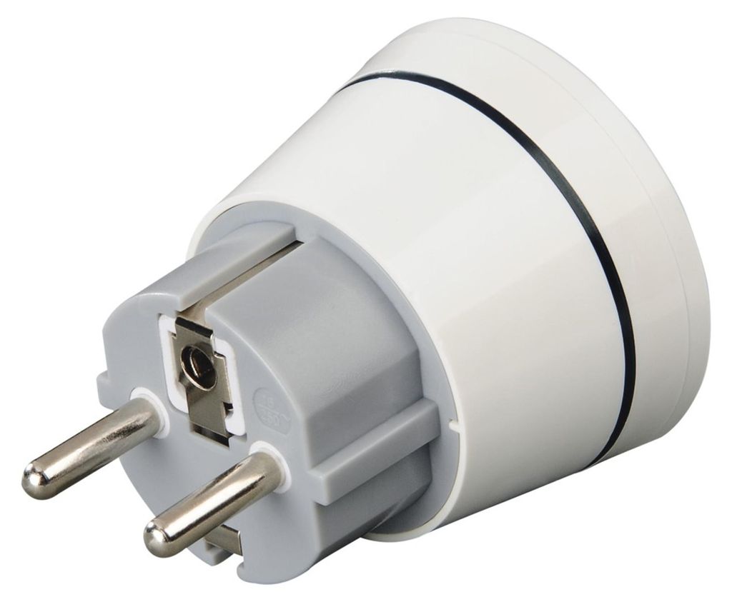 Hama 00223453 Adattatore per spina di rete tipo E/F ibrido Immagine del prodotto 