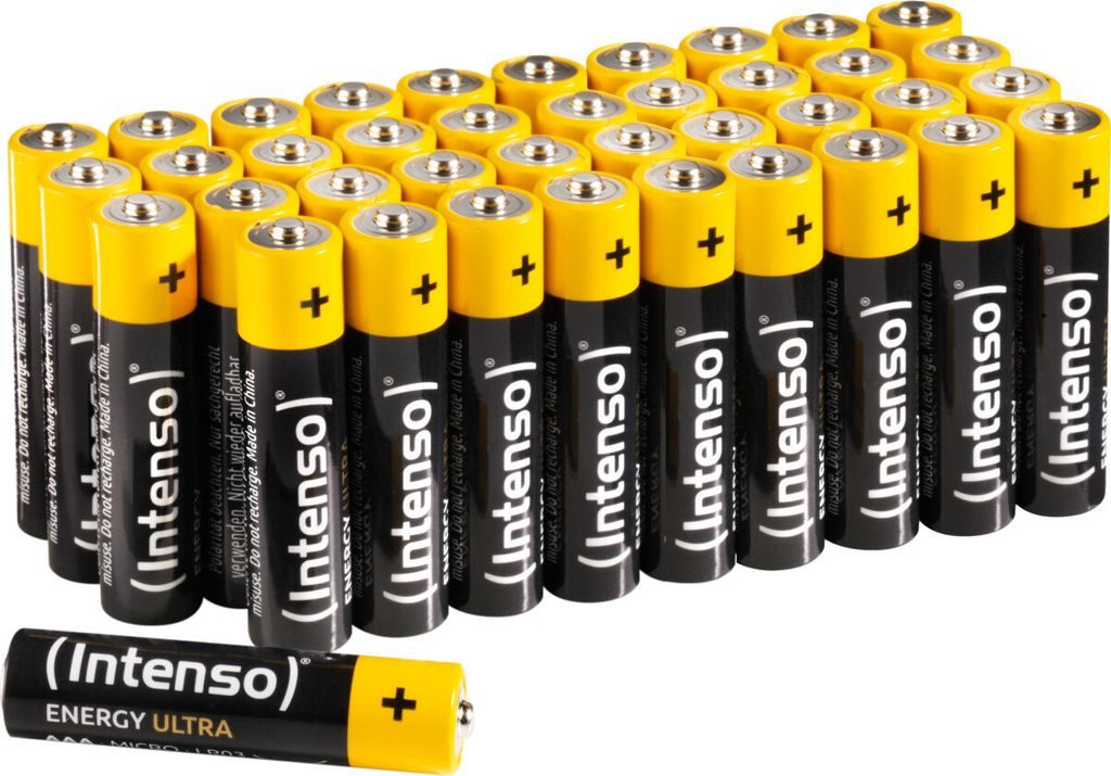 40 Intenso Batterien Energy Ultra Micro AAA 1,5 V Produktbild 