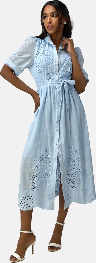Elara Damen Freizeitkleid 82161 Lightblue L/XL Produktbild 