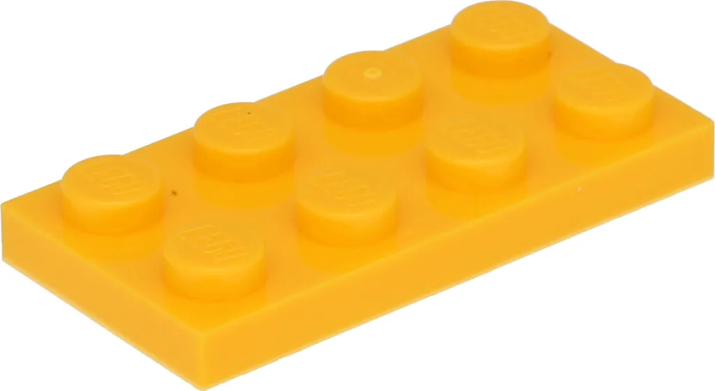 Plaques de Base Lego 2x4 Orange Clair 3020 - Pack de 250 Unités Vrac