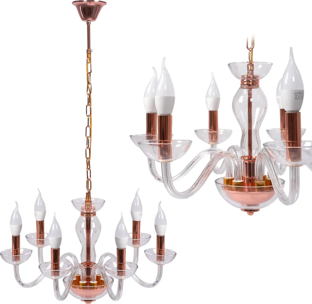 Illuminazione tooLight App1081-6Cp Rose Gold: Stile e Robustezza