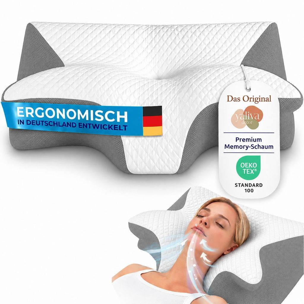 Nackenkissen Kopfkissen Ergonomisches Orthopädisches Kissen Produktbild 