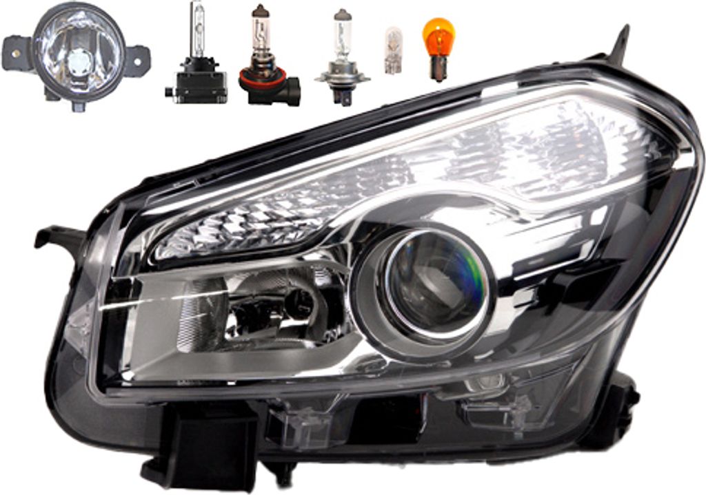Johns, Scheinwerfer Xenon passend für Nissan Qashqai J10 03/10- D1S L + Nebel+Leuchtmi. 26060BR60A 26060BR60B 26060BR62A 8200002469 2615589925 261...